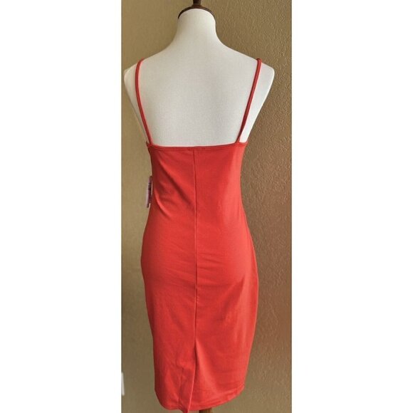 Abound Women's Abound Orange Spice Bodycon Strappy Midi Dress Size M - Picture 9 of 10